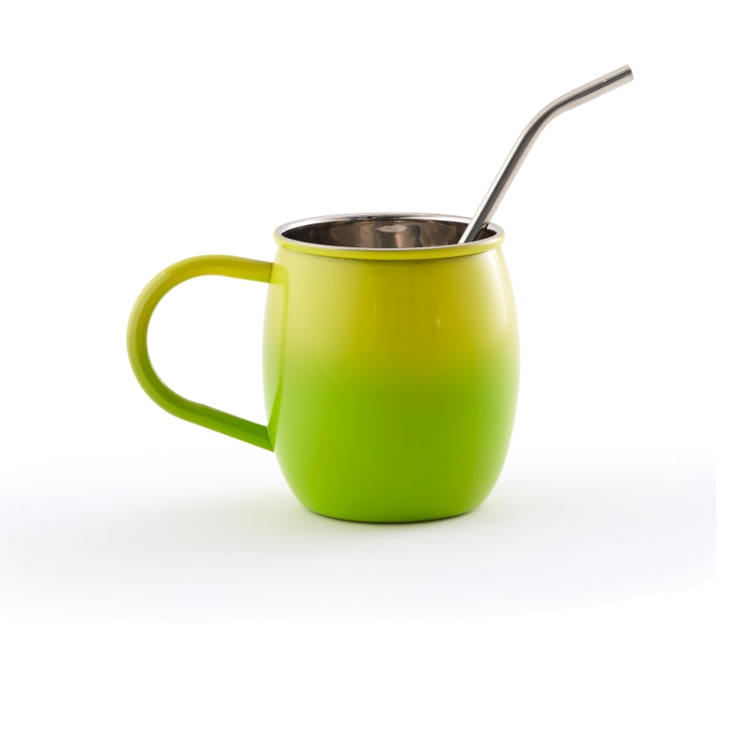 Wine Enthusiast Mule Mugs and Straws