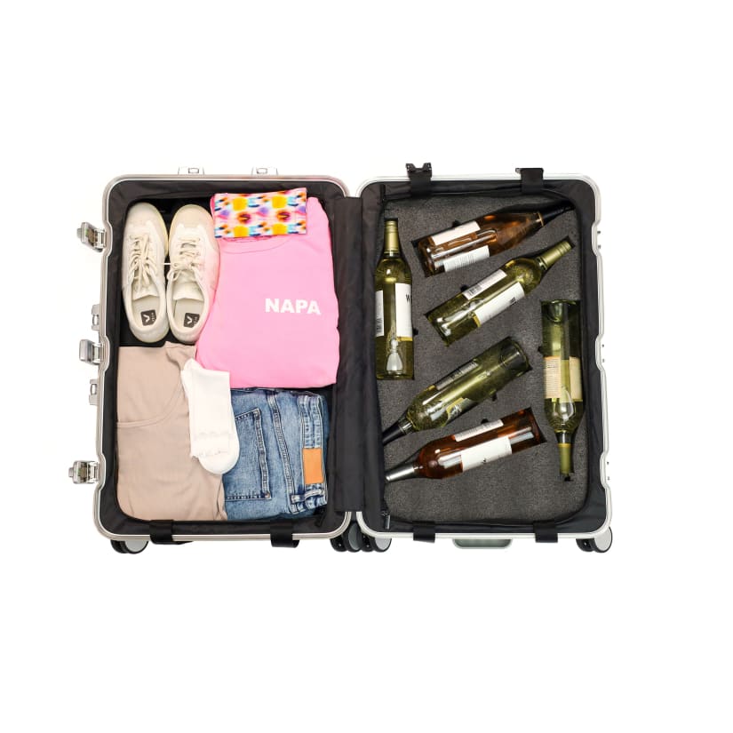 VinGardeValise Wine Travel Suitcase - Thumbnail 3