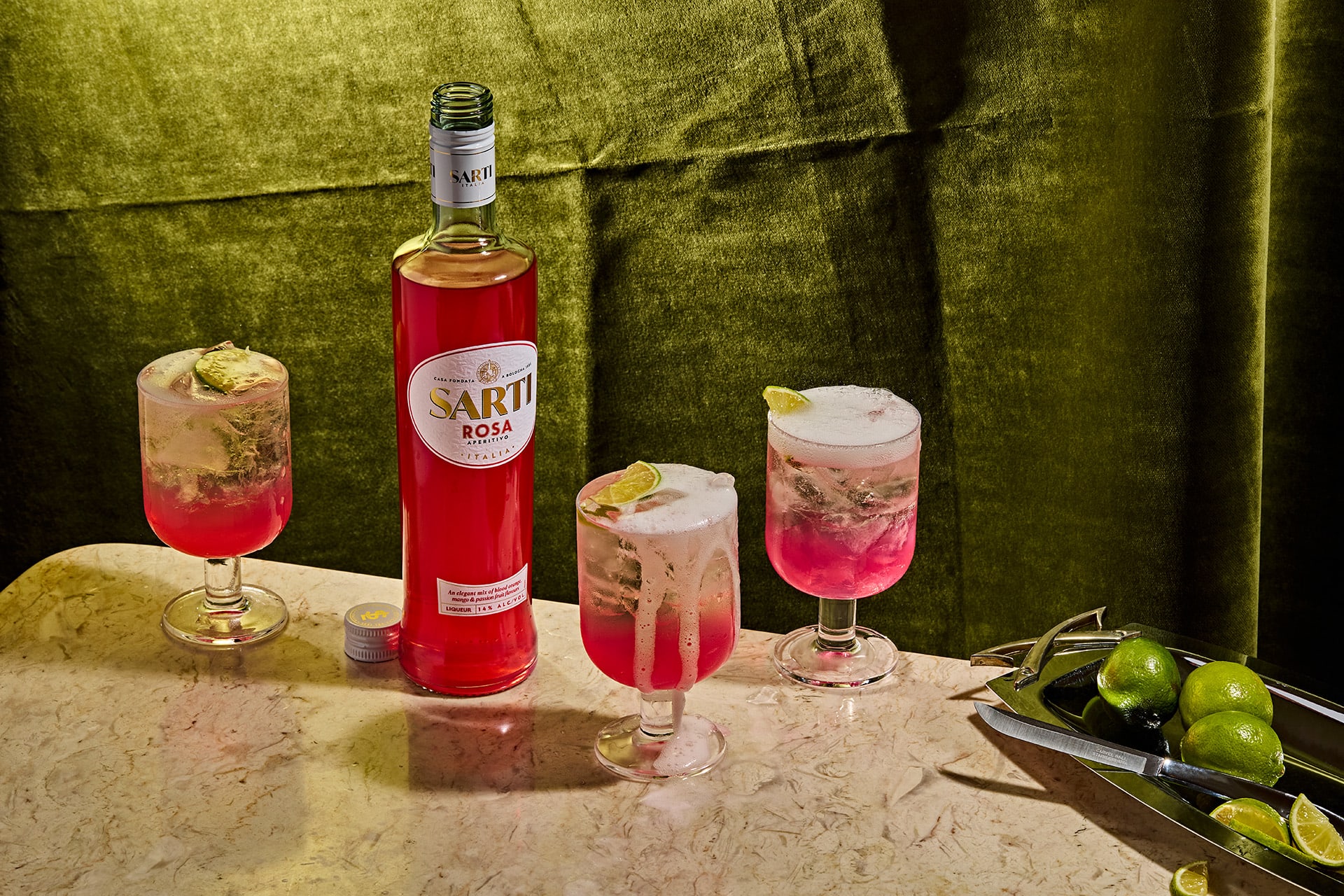 Italy's Cult-Favorite Pink Liqueur Has Arrived in the U.S.