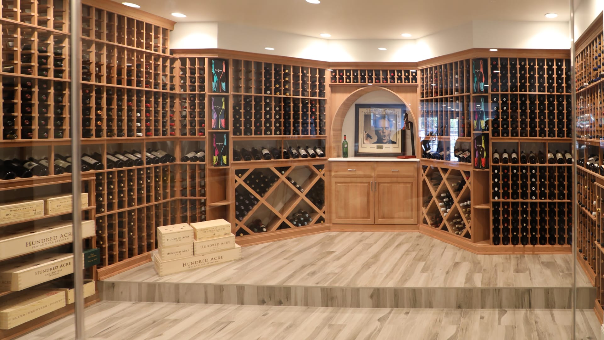 A Glass-Enclosed Dream Cellar With a Nod to Jack Nicholson | Wine ...