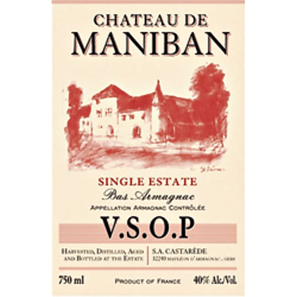 CHATEAU de MANIBAN XO アーマニャック 750ml CHATEAU de MANIBAN XO アーマニャック 750ml Château de