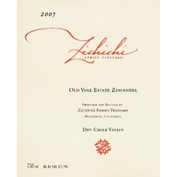 Zichichi Family Vineyard 2007 Old Vine Estate Zinfandel (Dry Creek