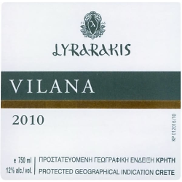 Lyrarakis 2010 Vilana (Crete) Rating and Review | Wine Enthusiast