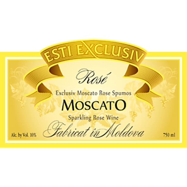 Exclusiv NV Rose Spumos Moscato (Moldova) Rating and Review | Wine ...