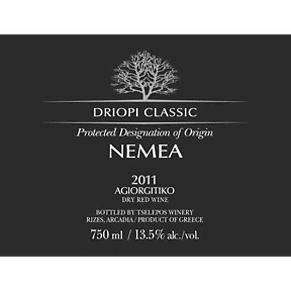 Tselepos 2011 Driopi Classic Agiorgitiko (Nemea) Rating and Review ...