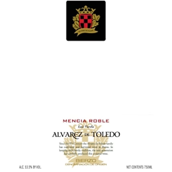 Alvarez de Toledo 2013 Roble Mencía (Bierzo) Rating and Review | Wine ...