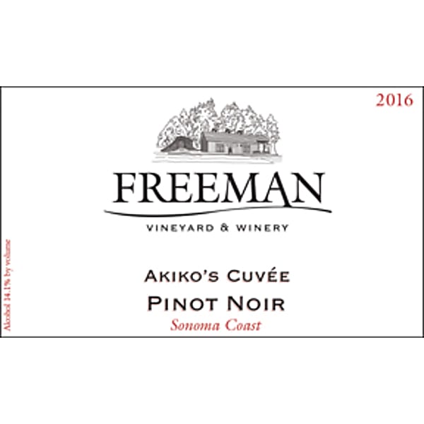 Freeman 2019 Akiko's Cuvée Pinot Noir (Sonoma Coast) Rating and