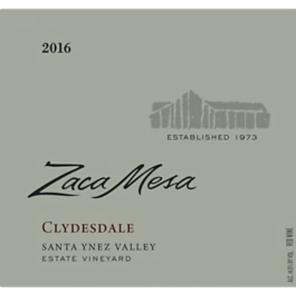 Zaca Mesa 2017 Clydesdale Estate Vineyard Syrah (Santa Ynez Valley