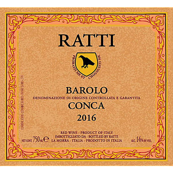 Renato Ratti 2016 Conca Nebbiolo (Barolo) Rating and Review | Wine