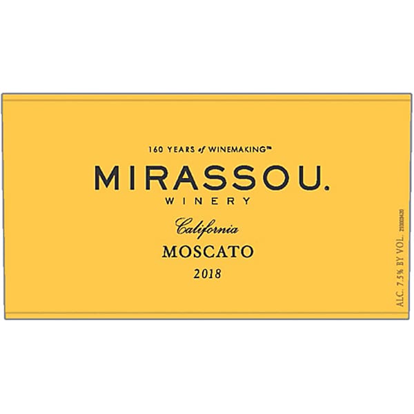 Mirassou 2018 Moscato (California) Rating and Review | Wine Enthusiast