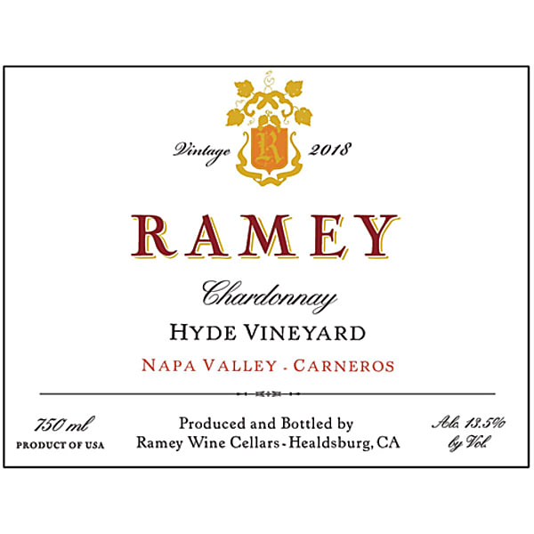 RAMEY シャルドネ 2019 HYDE VINEYARD Ramey 2019 Chardonnay (Russian River Valley) Rating and