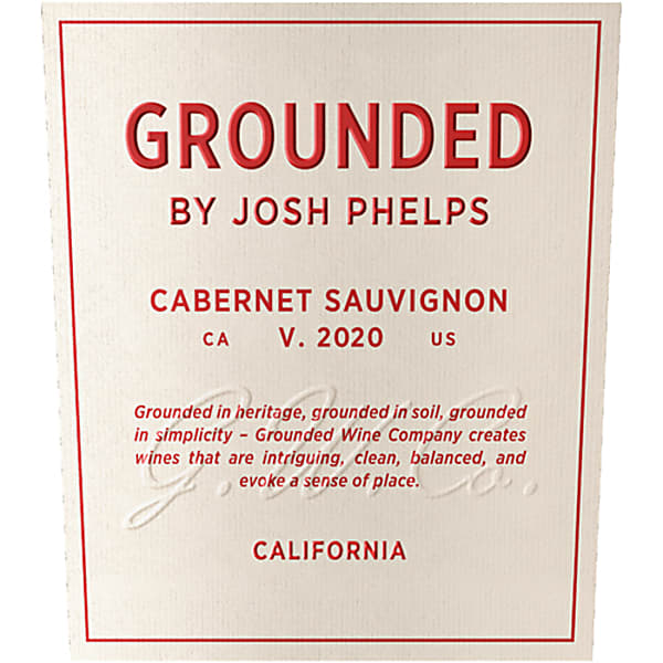 Grounded Wine Co. 2020 Cabernet Sauvignon (California) Rating and