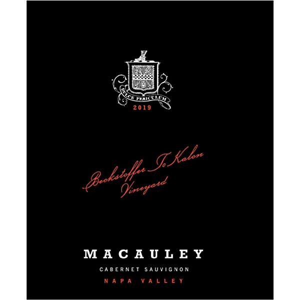 Macauley 2019 Stagecoach Vineyard Cabernet Sauvignon (Napa Valley