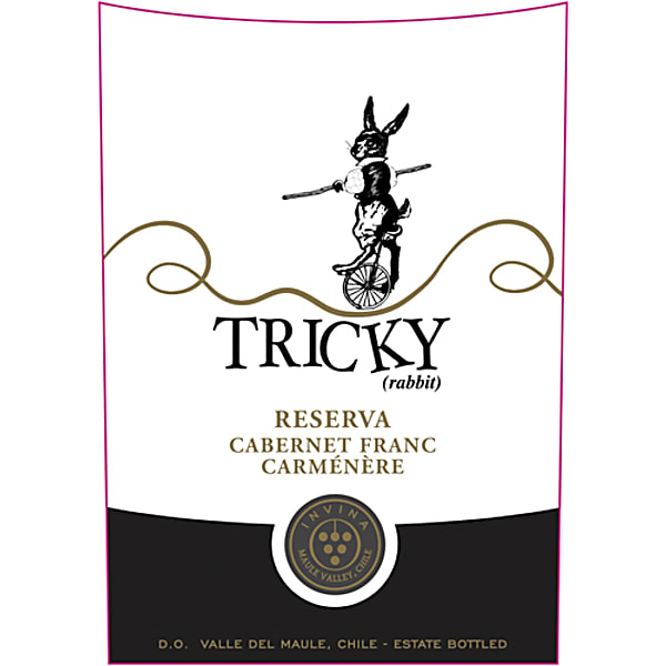 Tricky Rabbit 2019 Reserva Cabernet Franc-Carmenère (Maule Valley ...