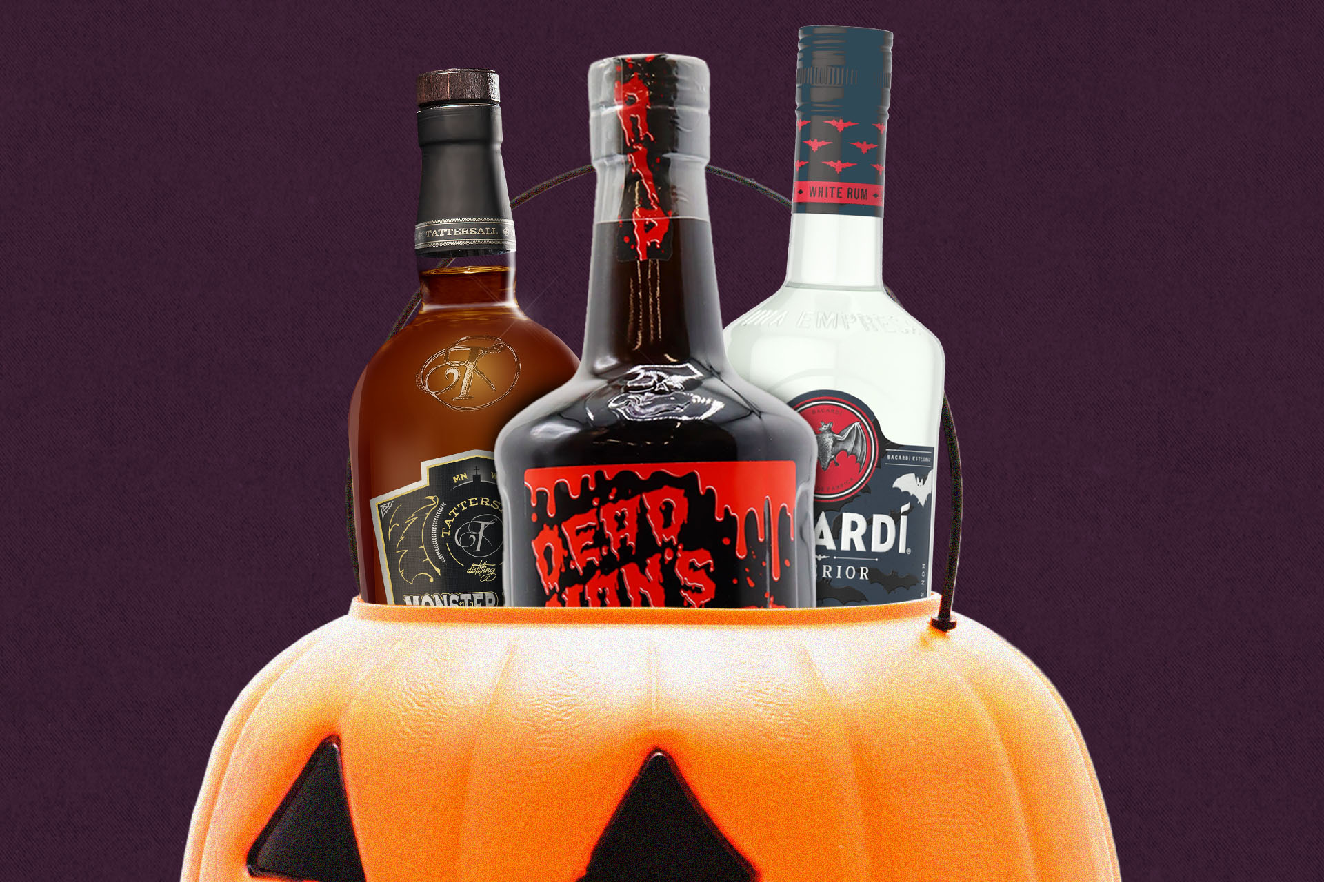◆ハーバリウム　262 ハロウィンカラーのウィスキーbottle*.:。✿*