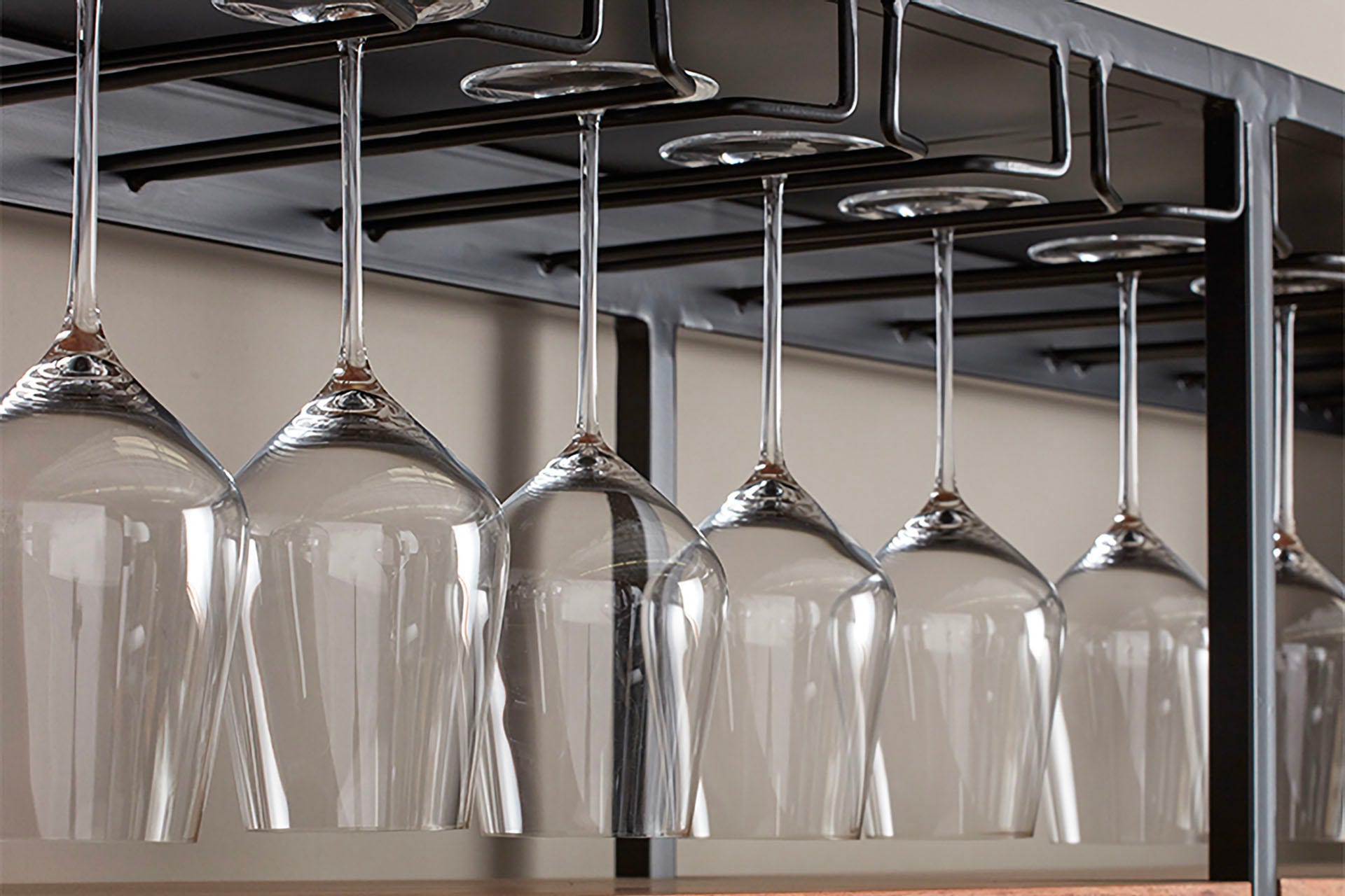 Stemless wine glass storage sale