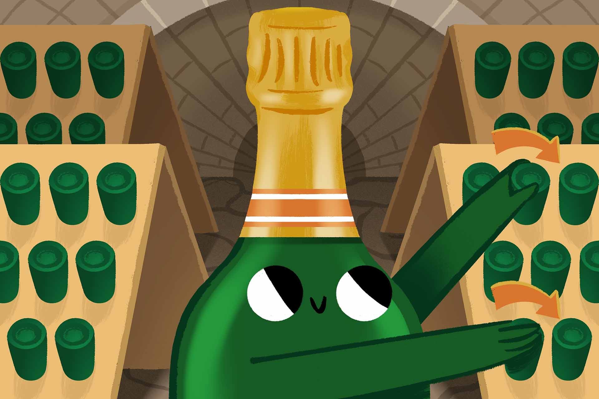 What Does Riddling Mean in Wine Wine Enthusiast