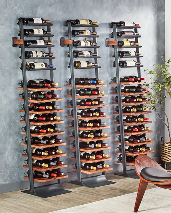 Wine Holder Floor Standing Metal Wine Rack Single Wine Rack Single
