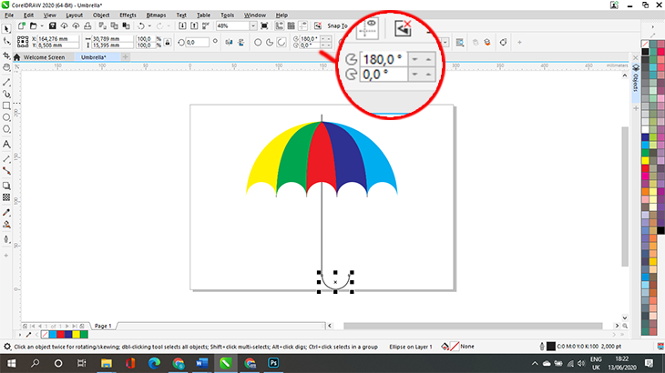 vẽ cái ô trong CorelDRAW