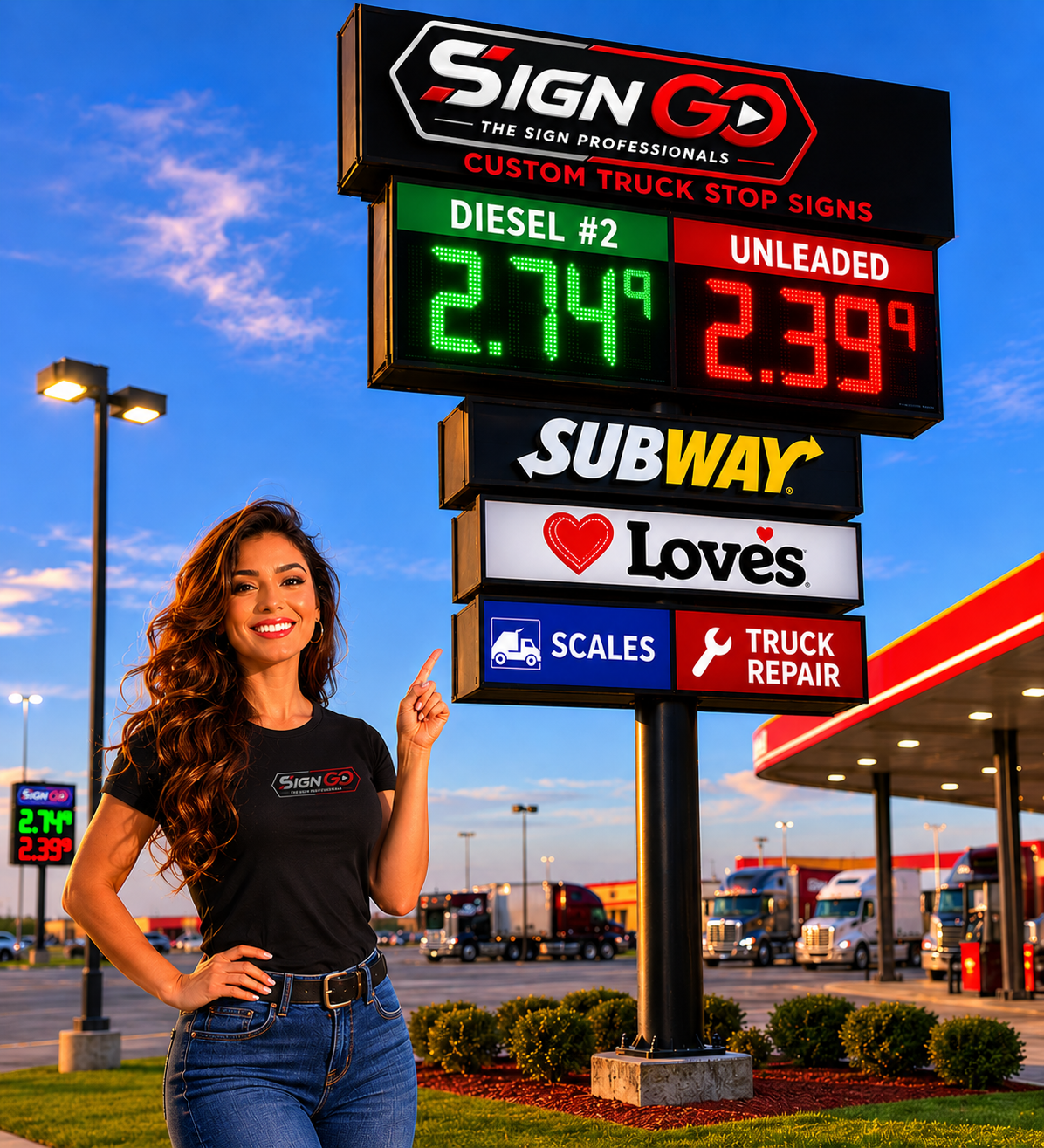 SIGN GO custom sign