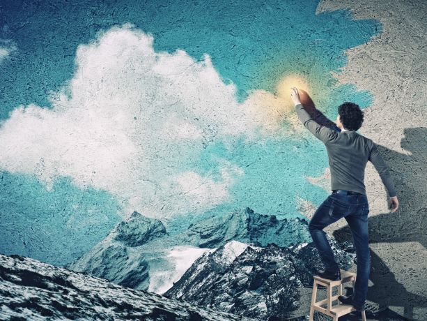 hayallerini çizen adam