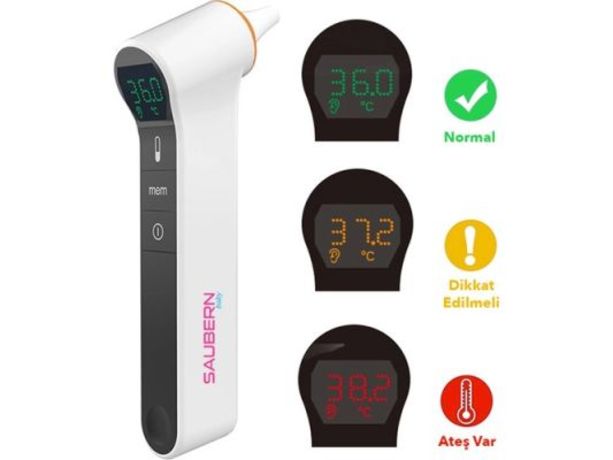 Saubern Temassız Kulaktan Ateş Ölçer