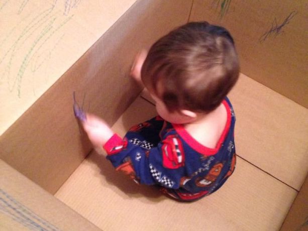 kutu içinde resim yapmaca