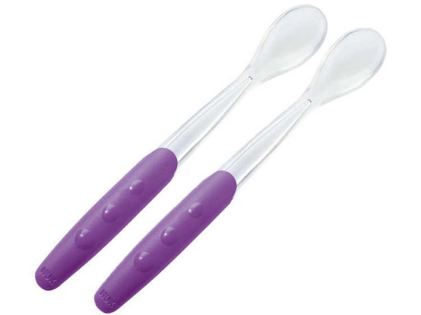 nuk silikon uçlu mama kaşığı