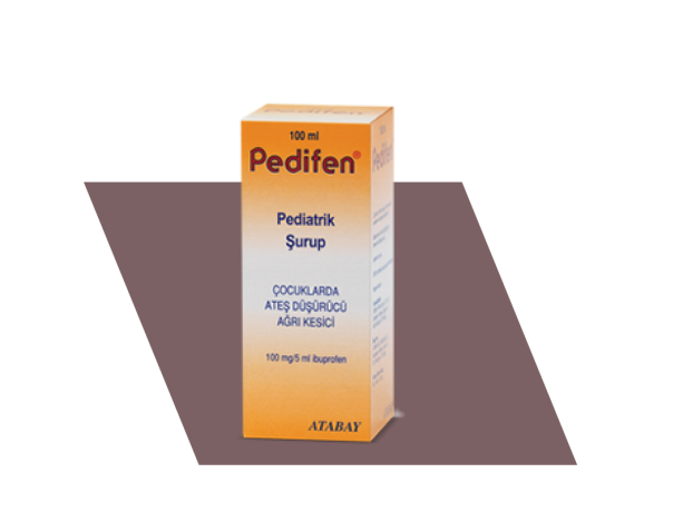 pedifen lşurup şişesi kutusu