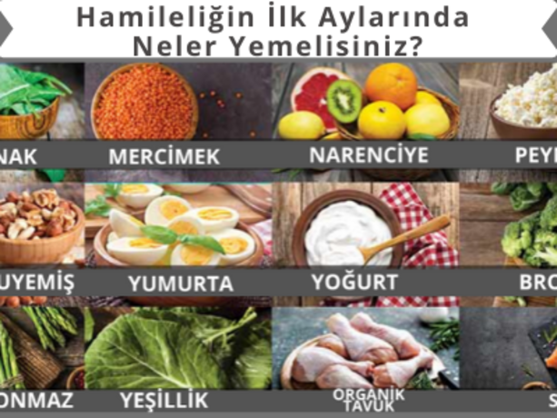 Hamileliğin İlk Aylarında Beslenme