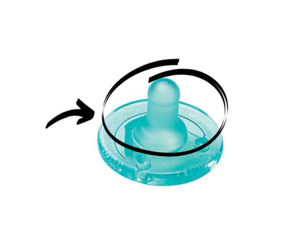 Anne Memesine Benzeyen Yuvarlak Uçlu Emzik