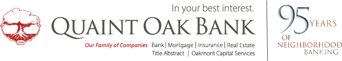 Quaint Oak Bank reviews