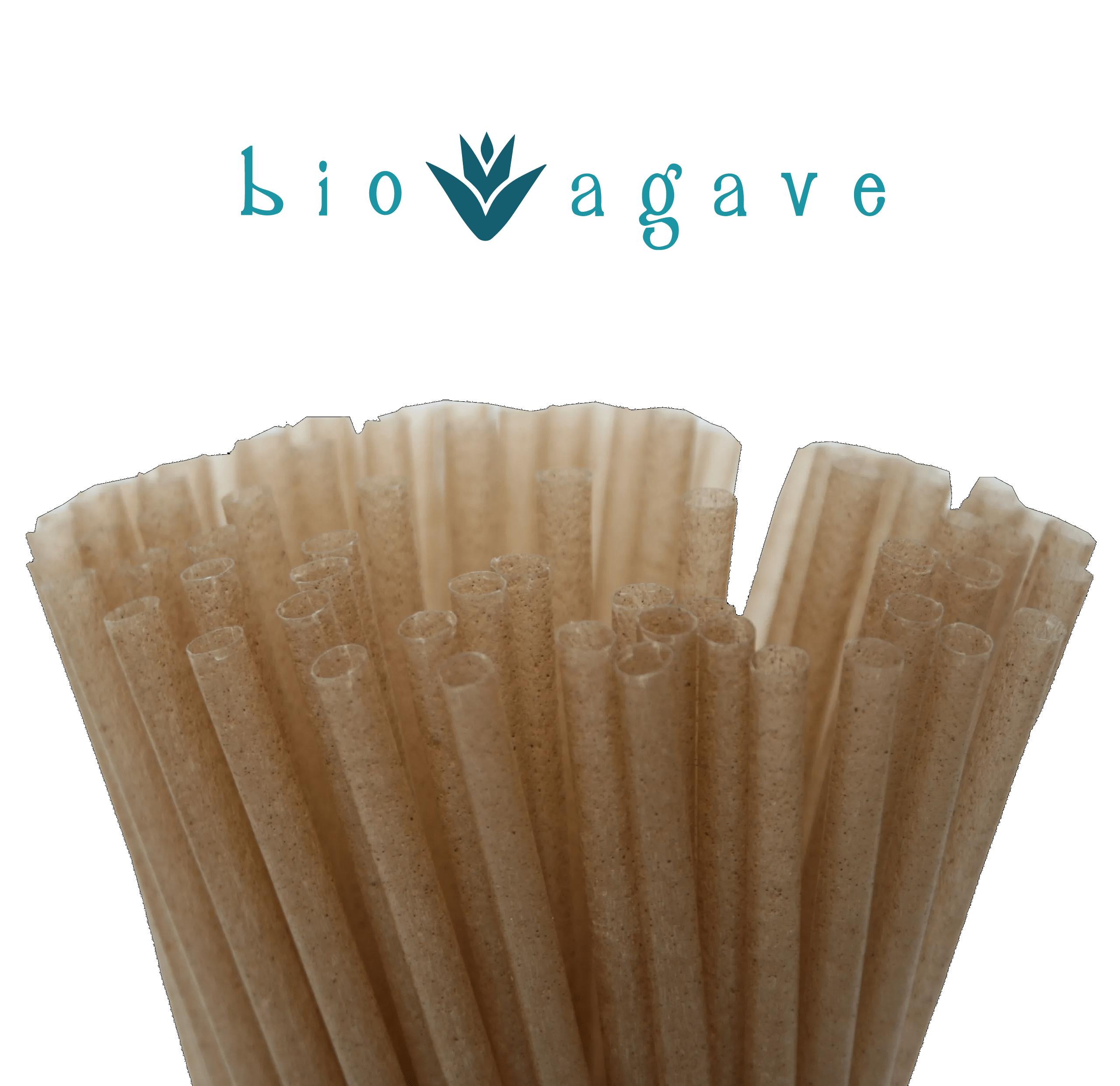 2,000 Biodegradable Straws Wrapped Made From Agave Fibers