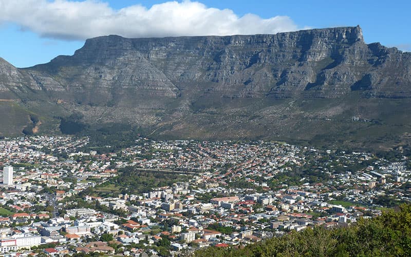 Table Mountain in South Africa