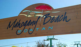 Carnival Cruise Lines Mahogany Beach Welcome Sign