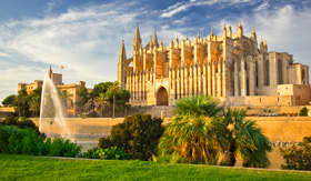 Santa Maria Cathedral in Palma de Mallorca, Spain