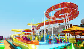 Carnival Vista WaterWorks Slides