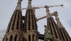 Spires of La Sagrada Familia