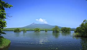 Celebrity Cruises looking out over Onuma Quasi National Park