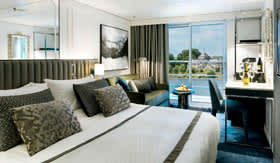 Crystal River Cruises Deluxe Suite with French Balcony