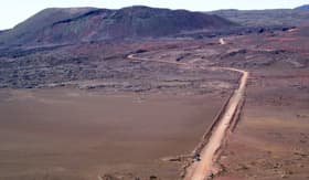 Volcano Road in Reunion - Cunard Line