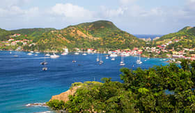 Holland America Line view at the caribbean island of Martinique