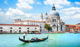 Gondola ride in Venice, Italy