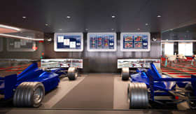 F1 Racing Simulator aboard MSC Bellissima