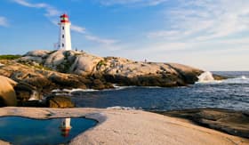 Lighthouse in Sydney, Nova Scotia