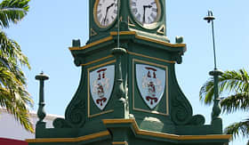 MSC Cruises the Berkeley Memorial Clock in St Kitts West Indies