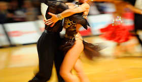 Norwegian Cruise Line couple tango dancing