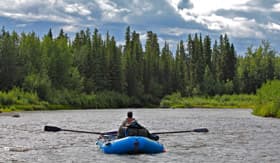 Rafting on the Nenana River