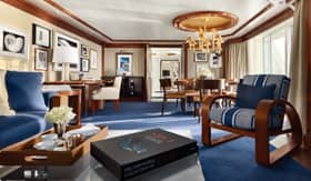 Ralph Lauren-adorned Owner's Suite on Oceania Cruises Riviera