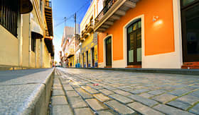 Oceania Cruises streets of the Old City of San Juan, Puerto Rico